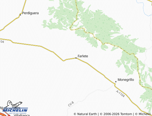 Mappa MICHELIN Farlete - ViaMichelin