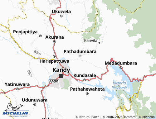 Mappa MICHELIN Pihilladeniya - ViaMichelin