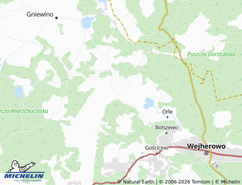 Mappa MICHELIN Kniewo - ViaMichelin
