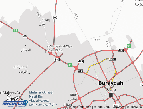 MICHELIN-Landkarte al-Ma'arid - ViaMichelin