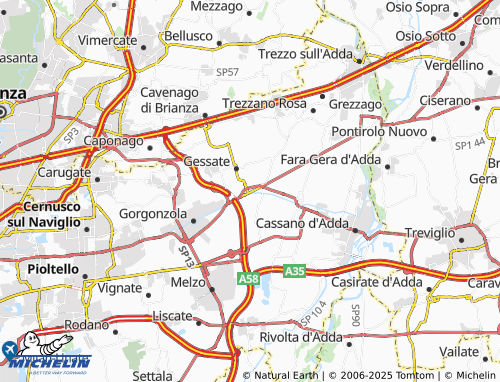 MICHELIN Villa Fornaci map - ViaMichelin