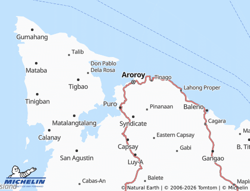 Mappa MICHELIN Bangon - ViaMichelin