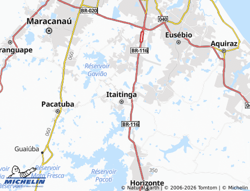 Mapa MICHELIN Bairro Parque Santo Antônio - ViaMichelin