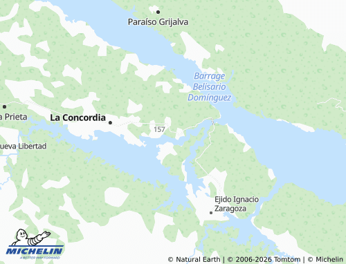 MICHELIN Ejido Nilos Héroes map - ViaMichelin