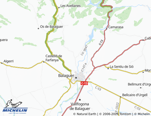 Carte MICHELIN Gerb - ViaMichelin