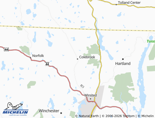 Mappa MICHELIN Colebrook - ViaMichelin