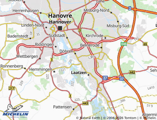 MICHELIN Wülfel map - ViaMichelin