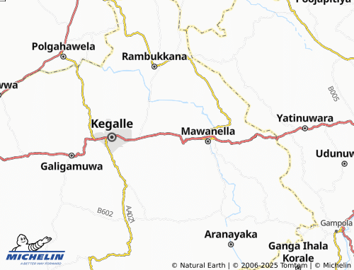 MICHELIN Mangalagama map - ViaMichelin