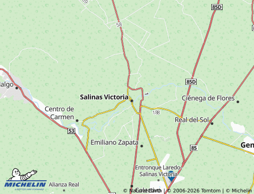 Mappa MICHELIN Gobernadores - ViaMichelin