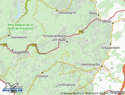 Mapa MICHELIN Schwarzenstein - ViaMichelin