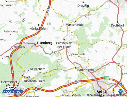 Mapa MICHELIN Hartmannsdorf - ViaMichelin