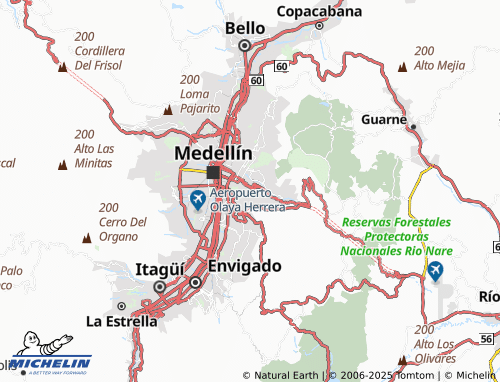 MICHELIN La Milagrosa map - ViaMichelin