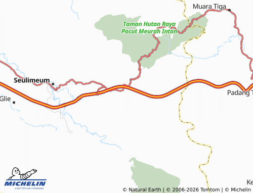 MICHELIN Lon Asan map - ViaMichelin