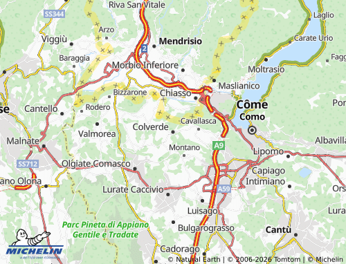 Mapa MICHELIN Colverde - ViaMichelin