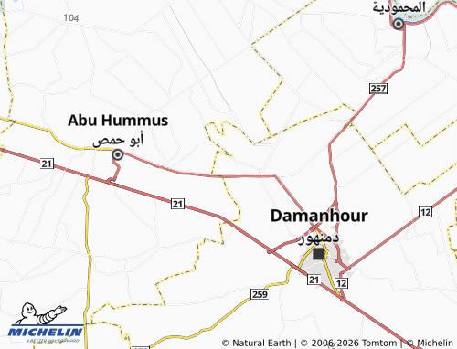 Mapa MICHELIN Ezbat Badr al-Deen - ViaMichelin