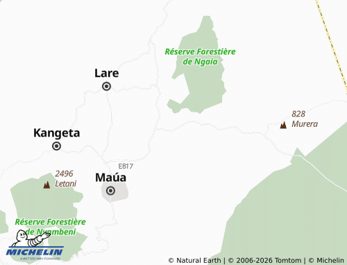 MICHELIN Kaweru map - ViaMichelin
