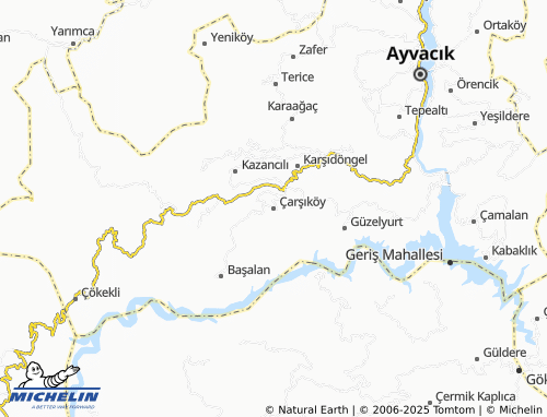 MICHELIN Çarşıköy map - ViaMichelin