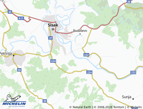 Mapa MICHELIN crnac - ViaMichelin