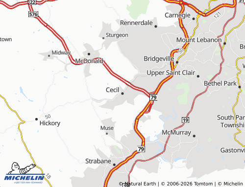 MICHELIN Cecil map - ViaMichelin