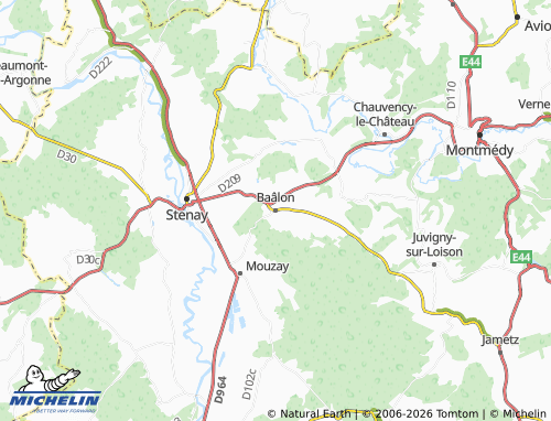 Mappa MICHELIN Baâlon - ViaMichelin