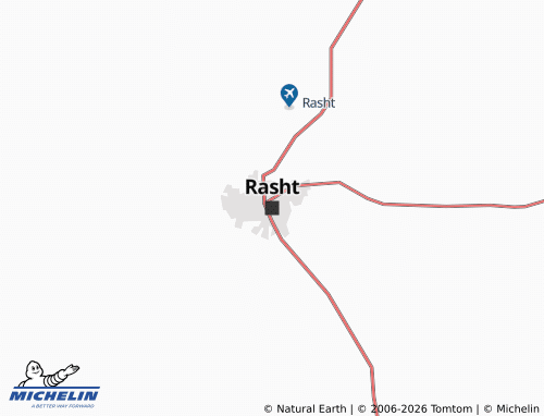 Mappa MICHELIN Rasht - ViaMichelin