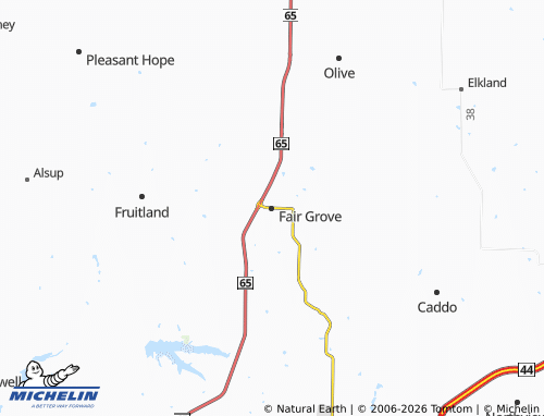 Mapa MICHELIN Fair Grove - ViaMichelin