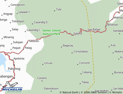 MICHELIN Bagacay map - ViaMichelin