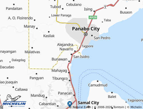 MICHELIN Licanan map - ViaMichelin