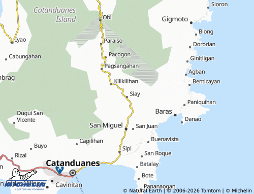MICHELIN Siay map - ViaMichelin