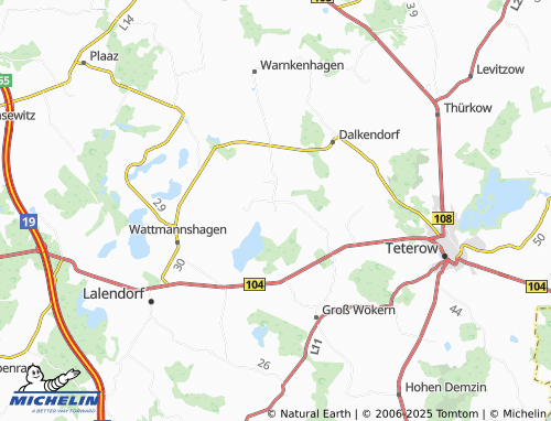 MICHELIN Wotrum map - ViaMichelin