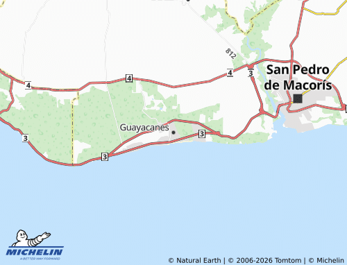 MICHELIN Guayacanes map - ViaMichelin