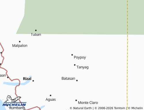MICHELIN Poypoy map - ViaMichelin