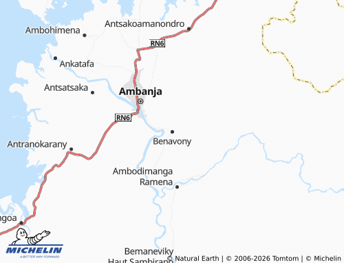 Mapa MICHELIN Benavony - ViaMichelin