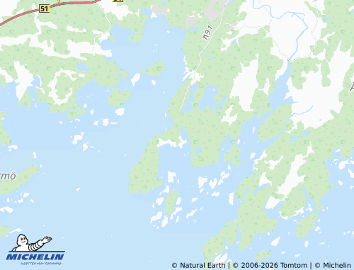MICHELIN Upinniemi map - ViaMichelin