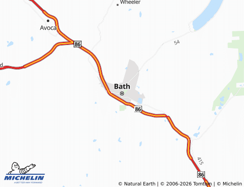 Mappa MICHELIN Bath - ViaMichelin