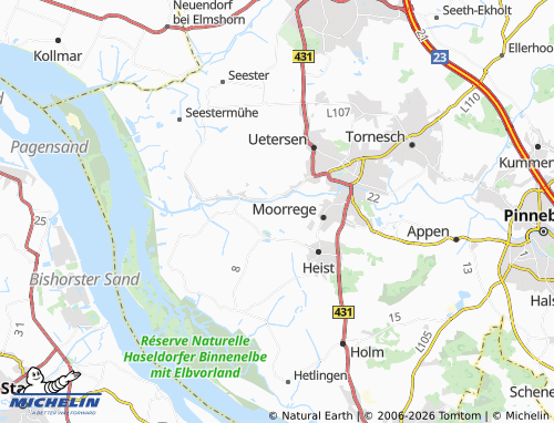 MICHELIN Bauland map - ViaMichelin