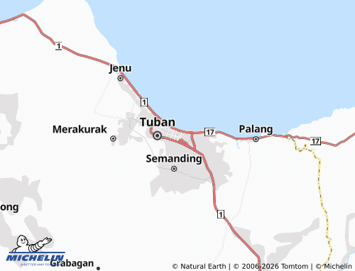 MICHELIN Sendangharjo map - ViaMichelin