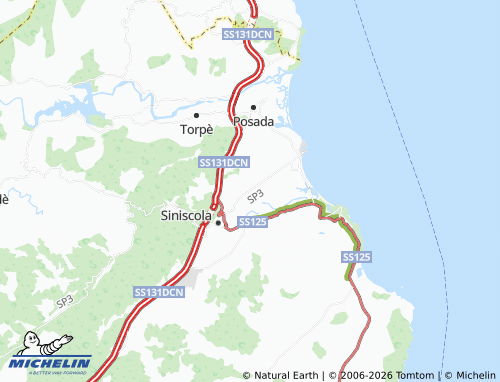 Mapa MICHELIN Cuccuru e Iana - ViaMichelin