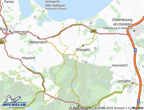 MICHELIN Kükelühn map - ViaMichelin