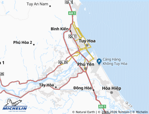 Mapa MICHELIN Hòa An - ViaMichelin