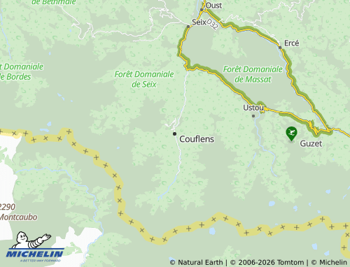 Mappa MICHELIN Couflens - ViaMichelin