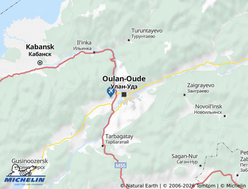 MICHELIN Ulan-Ude map - ViaMichelin