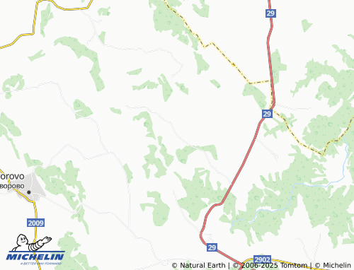 MICHELIN Voditsa map - ViaMichelin