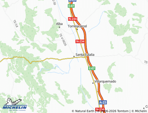 Mappa MICHELIN Santa Eulalia - ViaMichelin