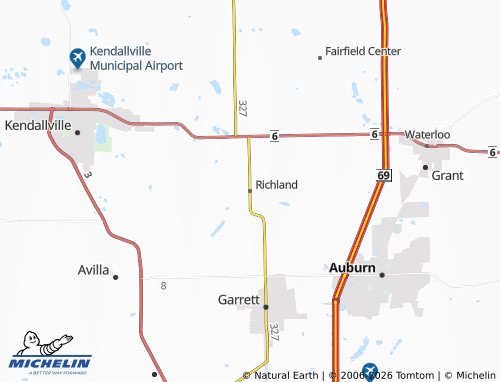 Mappa MICHELIN Richland - ViaMichelin