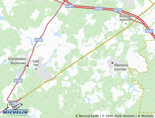 Carte MICHELIN Lukoshkino Troitskiy AO Moskva - ViaMichelin