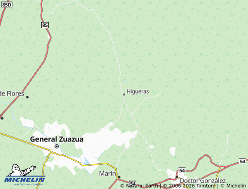 Mappa MICHELIN Higueras - ViaMichelin