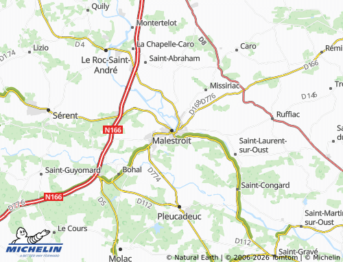 Mappa MICHELIN Malestroit - ViaMichelin
