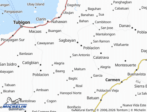MICHELIN Santa Catalina map - ViaMichelin