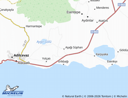 Mappa MICHELIN Aşağı Süphan - ViaMichelin